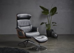 Flexlux Clement Manual Recliner Chair with Footstool