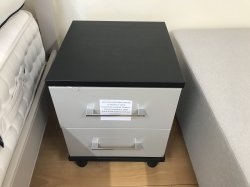 KY Halo 2 Drawer Bedside Chest of Drawers