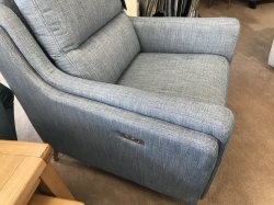 Parker Knoll Portland 3 Seater Fixed Sofa & Power Recliner Armchair