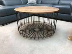 Birdcage Round Coffee Table
