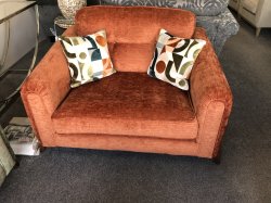 Alstons SoFo 3 Seater Sofa & Snuggle Chair & Storage Footstool