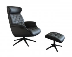 Flexlux Volden Manual Recliner Chair with Footstool