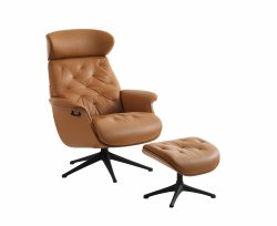 Flexlux Volden Manual Recliner Chair with Footstool