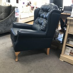 Celebrity Woburn Legged Fixed Chair in Leather