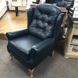 Celebrity Woburn Legged Fixed Chair in Leather