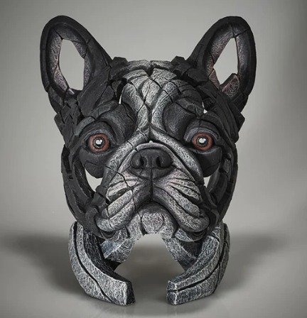 French Bulldog Bust Pied