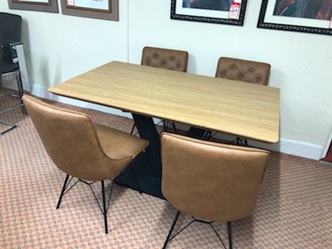 Lucerne Dining Table & 4 Dining Chairs