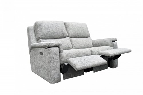 G Plan Harper Large Sofa Electric Recliner with Headrest and Lumbar