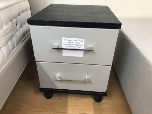 KY Halo 2 Drawer Bedside Chest of Drawers