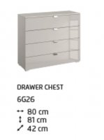 Erimo 6G26 4 Drawer Wide Chest