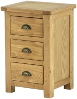 Portland Bedside Cabinet - oak