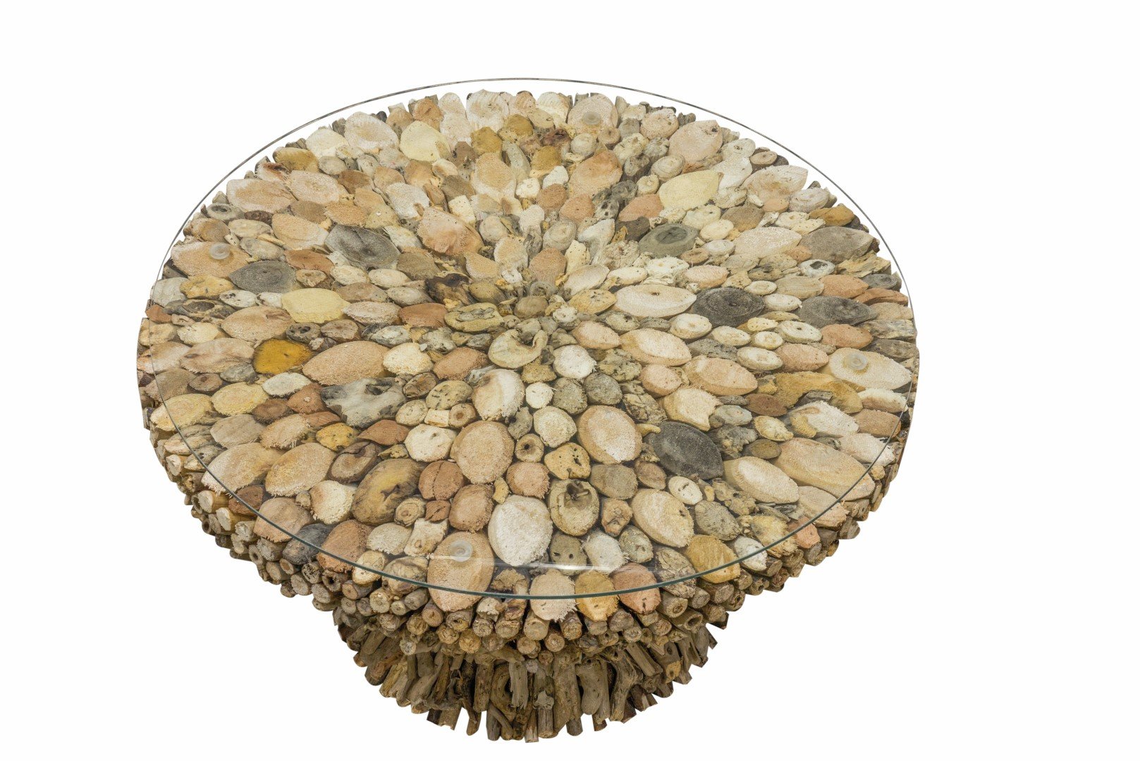 Driftwood round Coffee Table Eyres Furniture