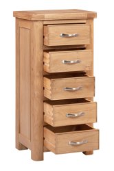 Dundee Oban Tall Chest 5 Drawers
