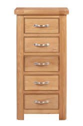 Dundee Oban Tall Chest 5 Drawers