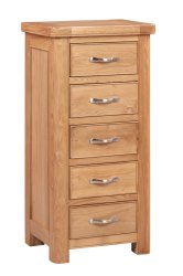 Dundee Oban Tall Chest 5 Drawers