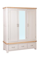 Dundee Oban Painted Triple Wardrobe