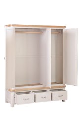 Dundee Oban Painted Triple Wardrobe