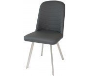 Metz Dining Chairs in Dark Grey
