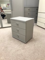 Berlin 3 Drawer Bedside Chest