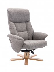 Melbourne Recliner Swivel Chair & Stool