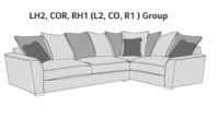 Waterford Corner Group (Pillow back) LH2,CO,RH1