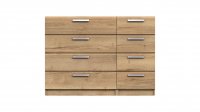 Waterfall 4 Drawer Double Chest