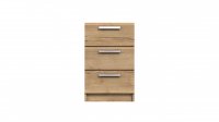 Waterfall 3 Drawer Bedside Chest