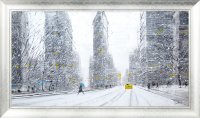 The Flat Iron Building In The Snow SE