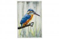 Kingfisher on Wood