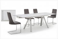 STROMBOLI EXTENDING DINING TABLE & 4 CHAIRS