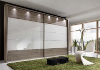Hollywood 300cm Wardrobe with Passe-Partout Frame and LED Lighting