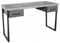 Delta Stone Desk with Drawers