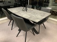 Turin Extending Table & 4 x 5367 Dining Chairs