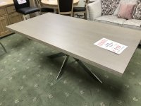 CARLISLE 180CM DINING TABLE & BENCH & 4 SWIVEL DINING CHAIRS