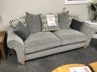 BEAUMONT 3 SEATER PILLOW BACK SOFA & ARMCHAIR