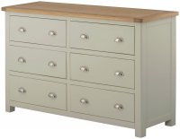 Portland 6 Drawer Chest - 5 Colours available