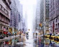New York 5th Avenue - canvas