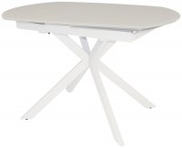Metz Motion Dining Table in White