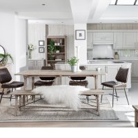 Mustique **WINTER SALE OFFER** 160cm Dining Table & Chairs & Bench