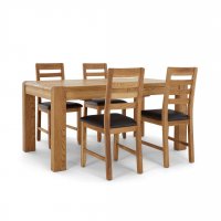 Derwent Extending Dining Table & 4 Chairs (SET)