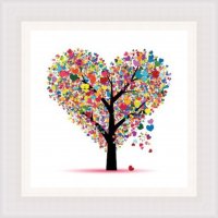 Love Tree Colourful