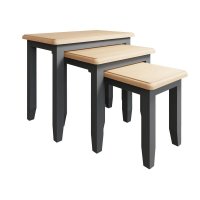 GRASSMERE GREY NEST OF 3 TABLES