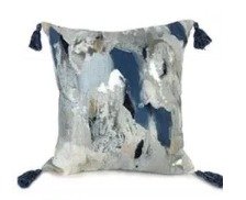 Malini Vision Blue Cushion