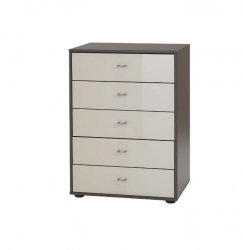 Tokio 5 Drawer Chest in Carcase Colour