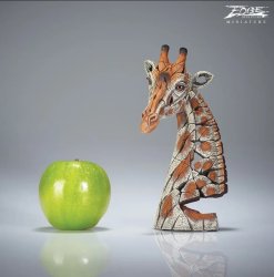 Giraffe Bust  Miniature