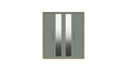 Castleton 4 Door Wardrobe with Mirror