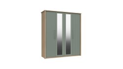 Castleton 4 Door Wardrobe with Mirror