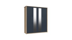 Castleton 4 Door Wardrobe with Mirror