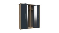 Castleton 4 Door Bifold Wardrobe with Mirror