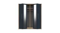Castleton 4 Door Bifold Wardrobe with Mirror